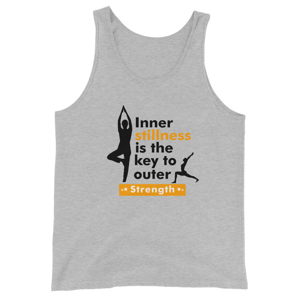 INNER STILLNESS IS THE KEY - Unisex Tank Top