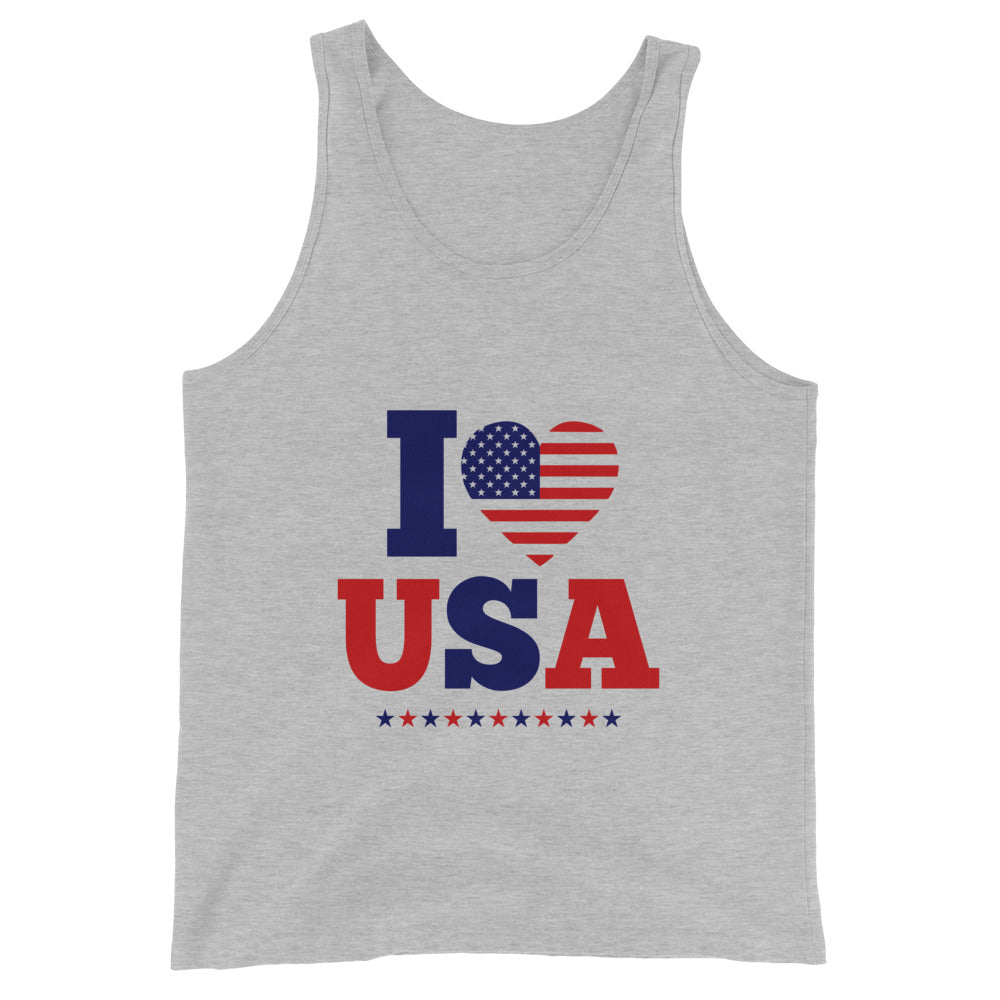 I LOVE USA - Unisex Tank Top