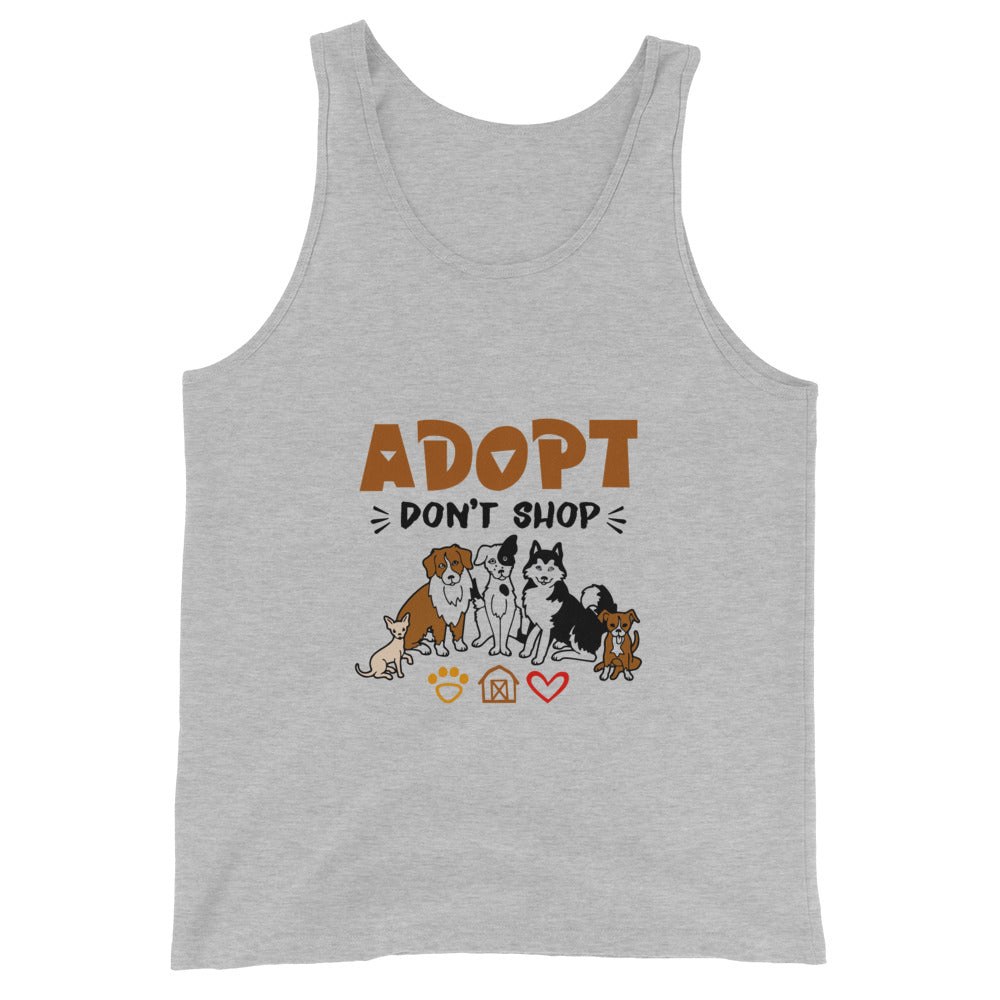 ADOPT DON'T SHOP - Unisex Tank Top