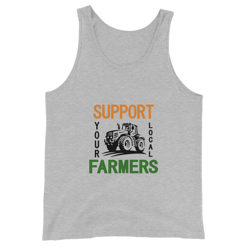 SUPPORT YOUR LOCAL FARMERS - Unisex Tank Top