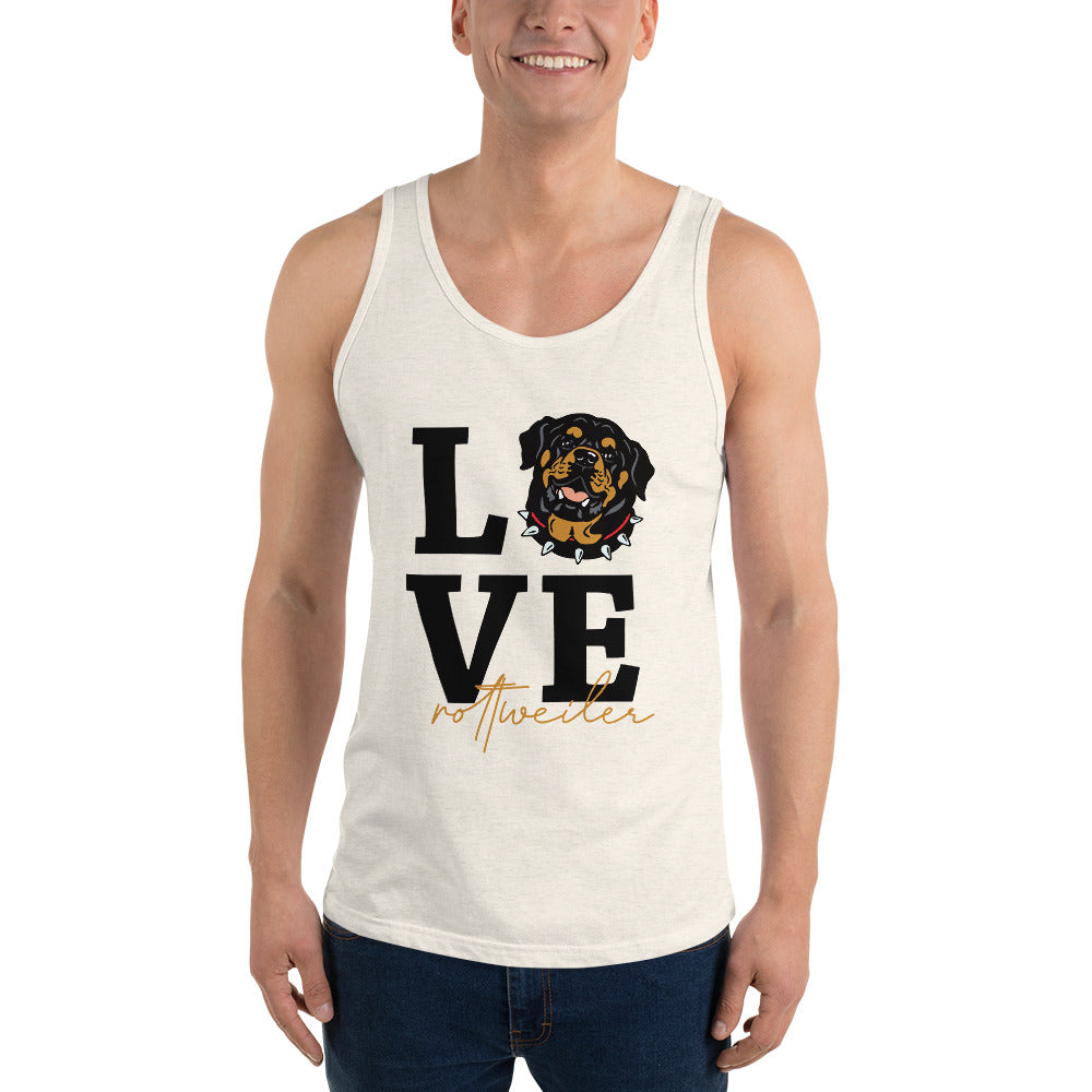 LOVE ROTTWEILER - Men's Tank Top