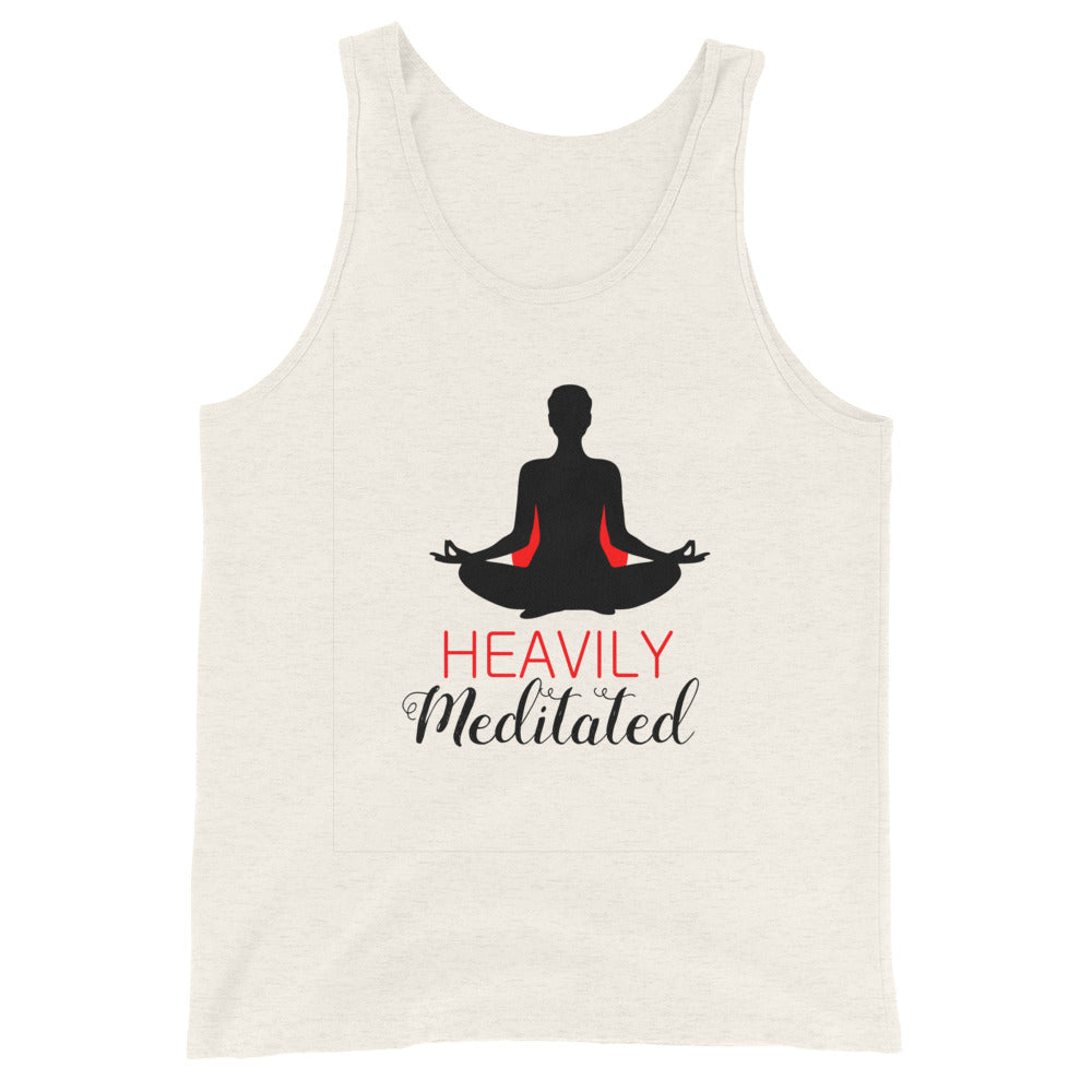 HEAVILY MEDITATED - Unisex Tank Top