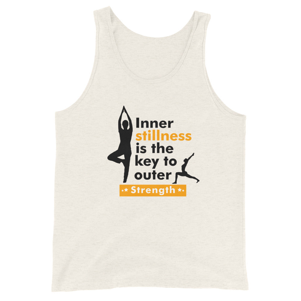 INNER STILLNESS IS THE KEY - Unisex Tank Top