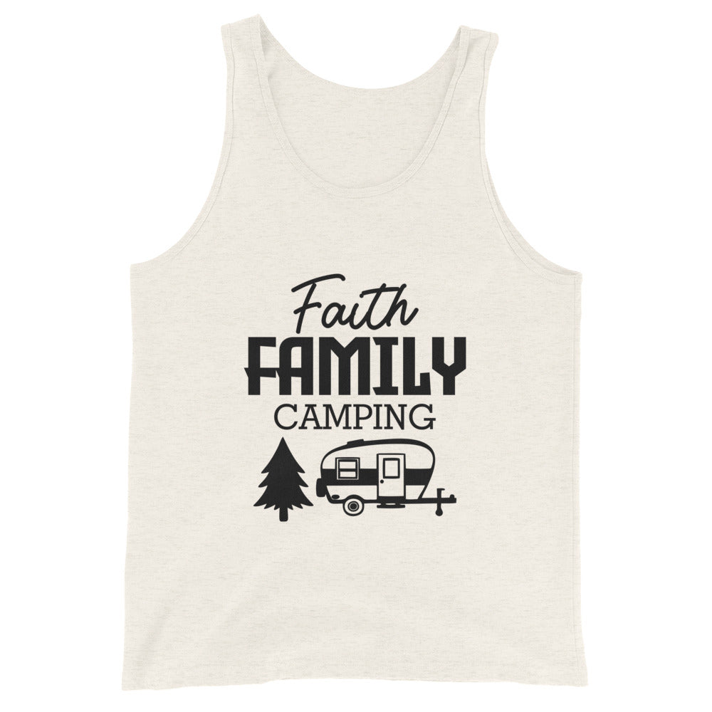 Family Camping- Unisex Tank Top