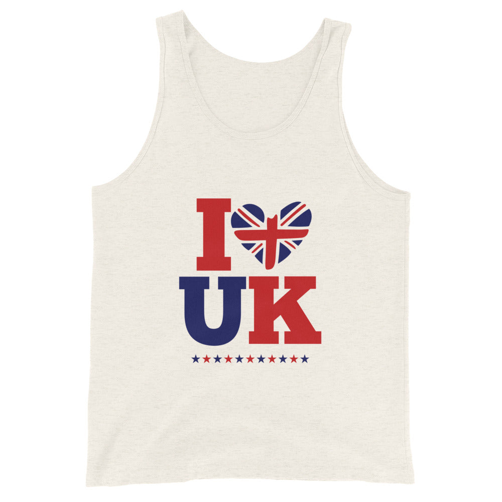 I LOVE UK - Unisex Tank Top