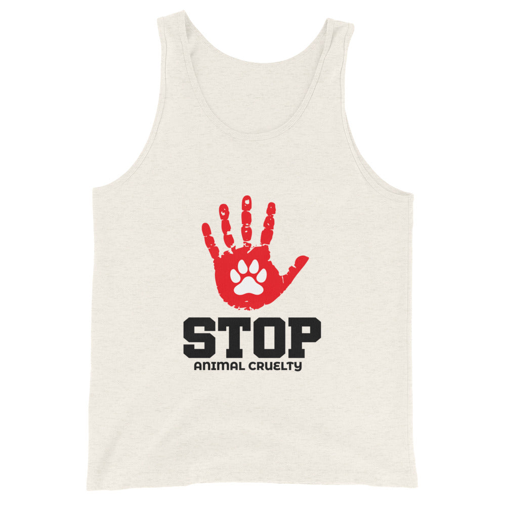 STOP ANIMAL CRUELTY - Unisex Tank Top