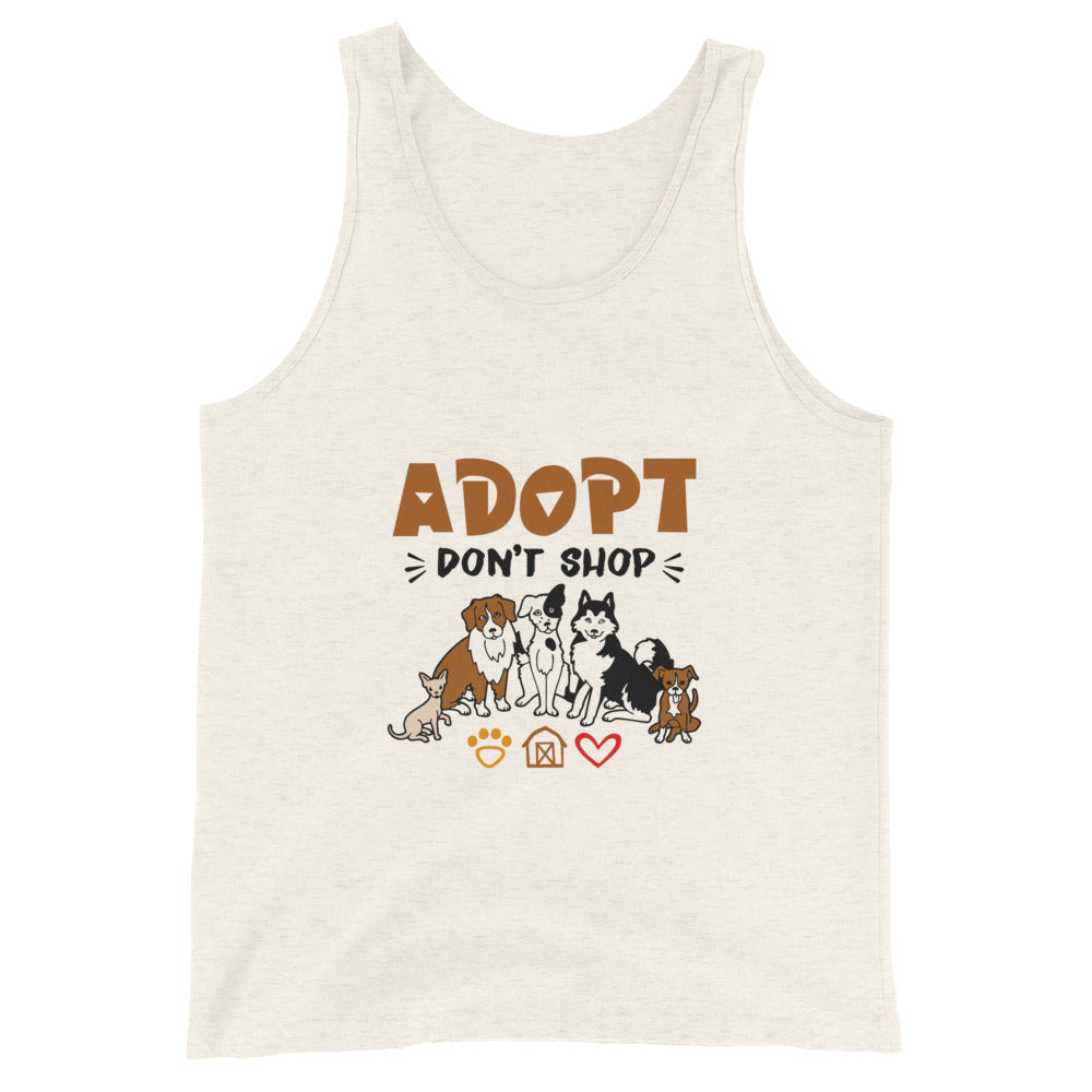 ADOPT DON'T SHOP - Unisex Tank Top