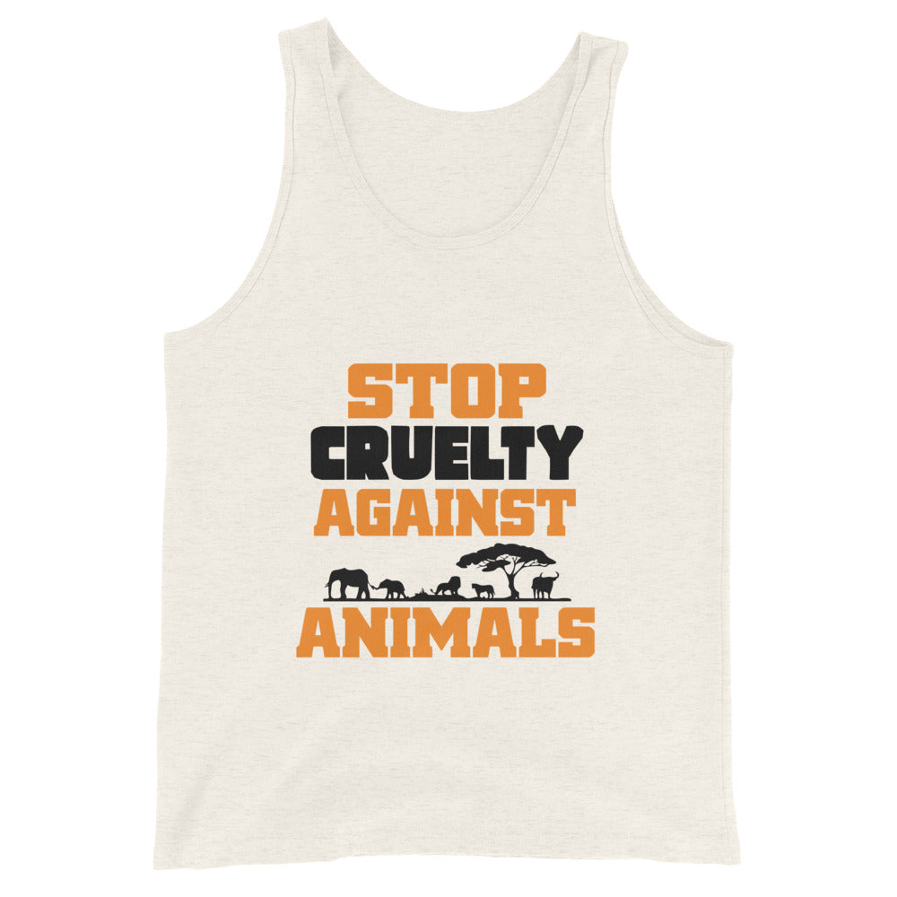 STOP CRUELTY AGAINST ANIMALS - Unisex Tank Top