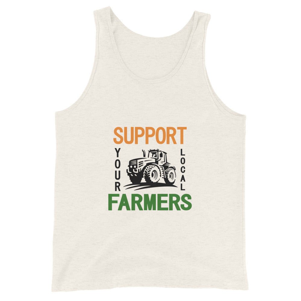 SUPPORT YOUR LOCAL FARMERS - Unisex Tank Top