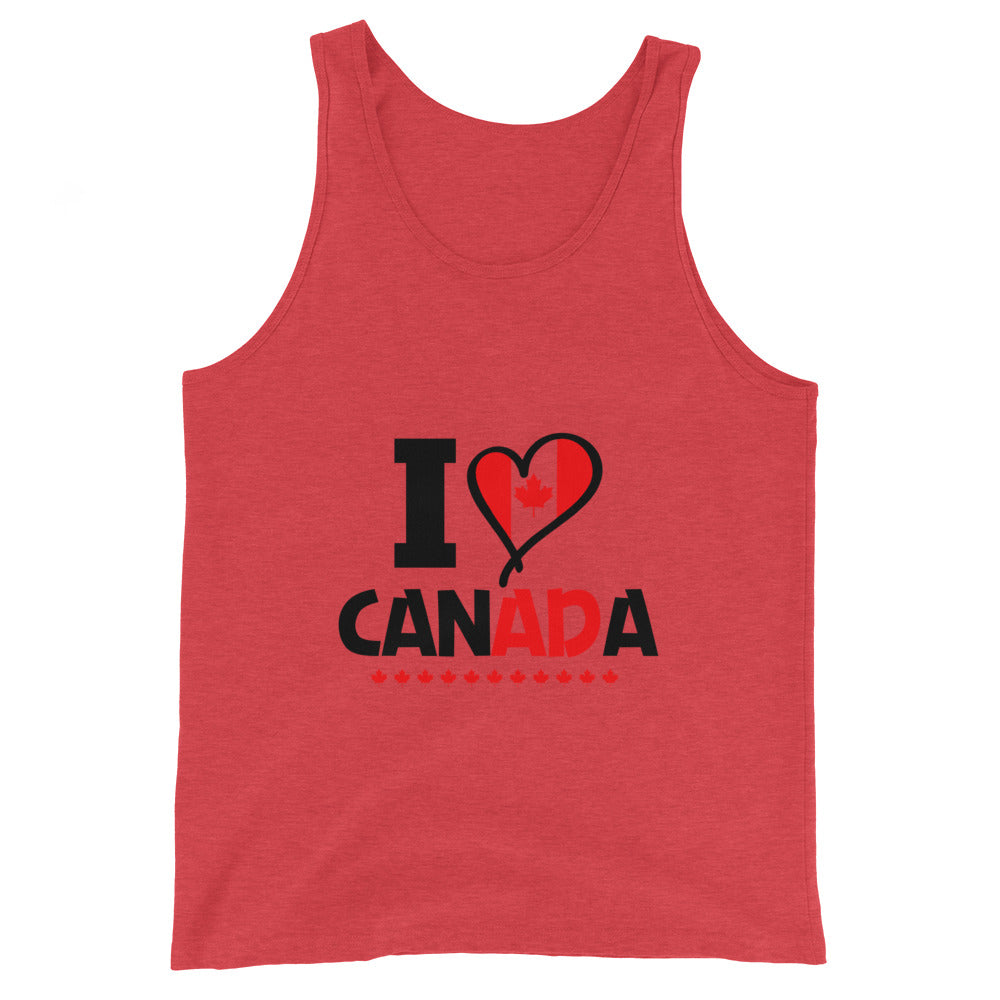 I LOVE CANADA - Unisex Tank Top