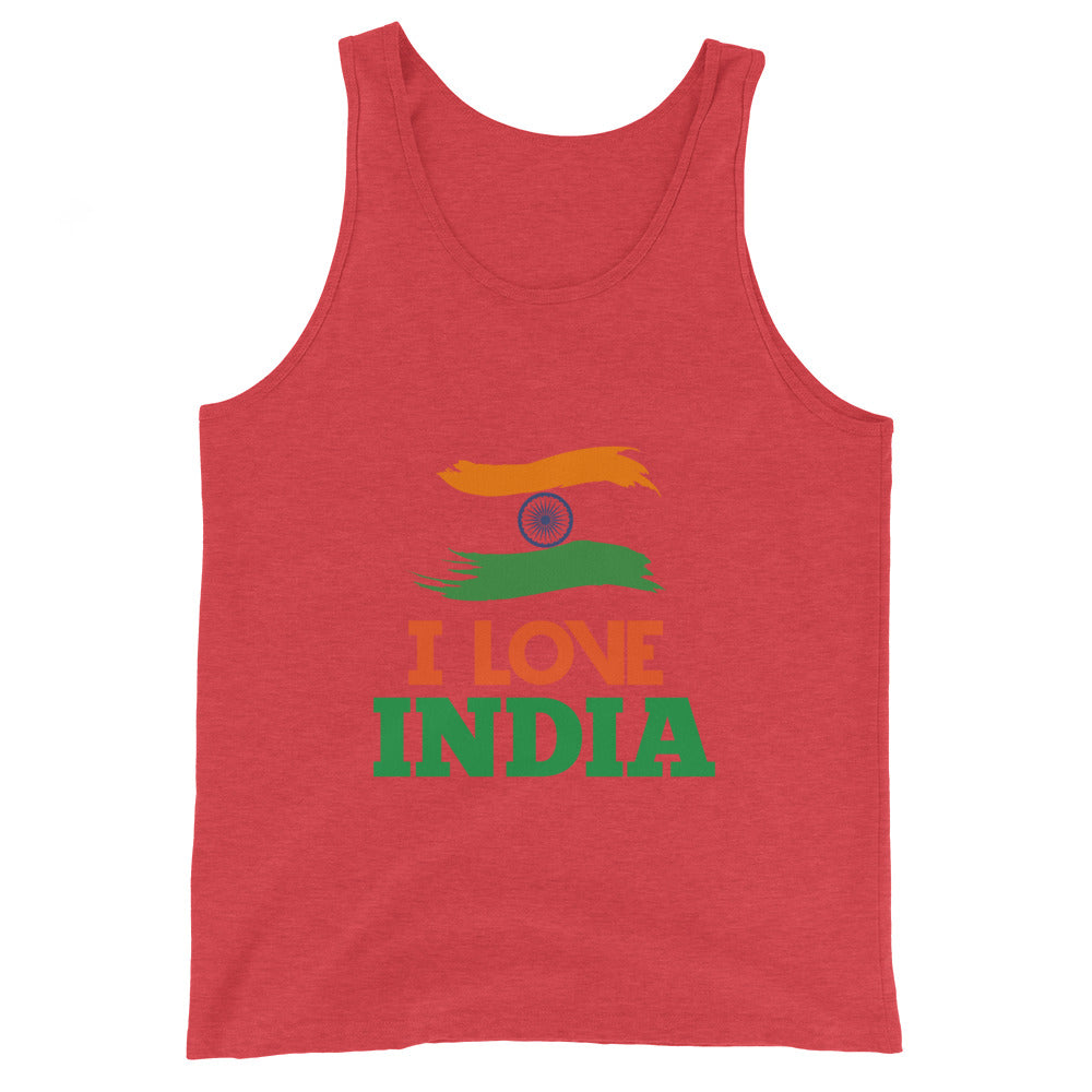 I LOVE INDIA - Unisex Tank Top