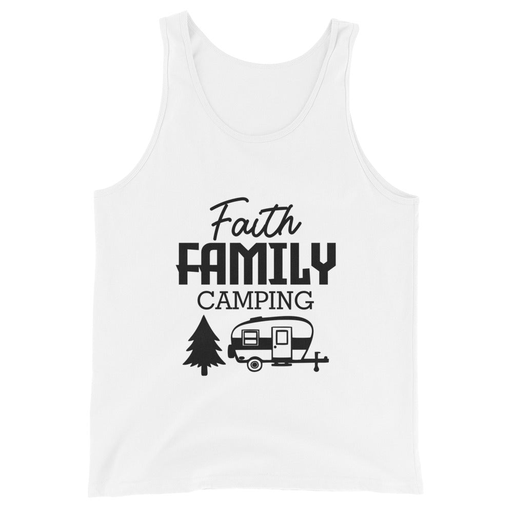 Family Camping- Unisex Tank Top