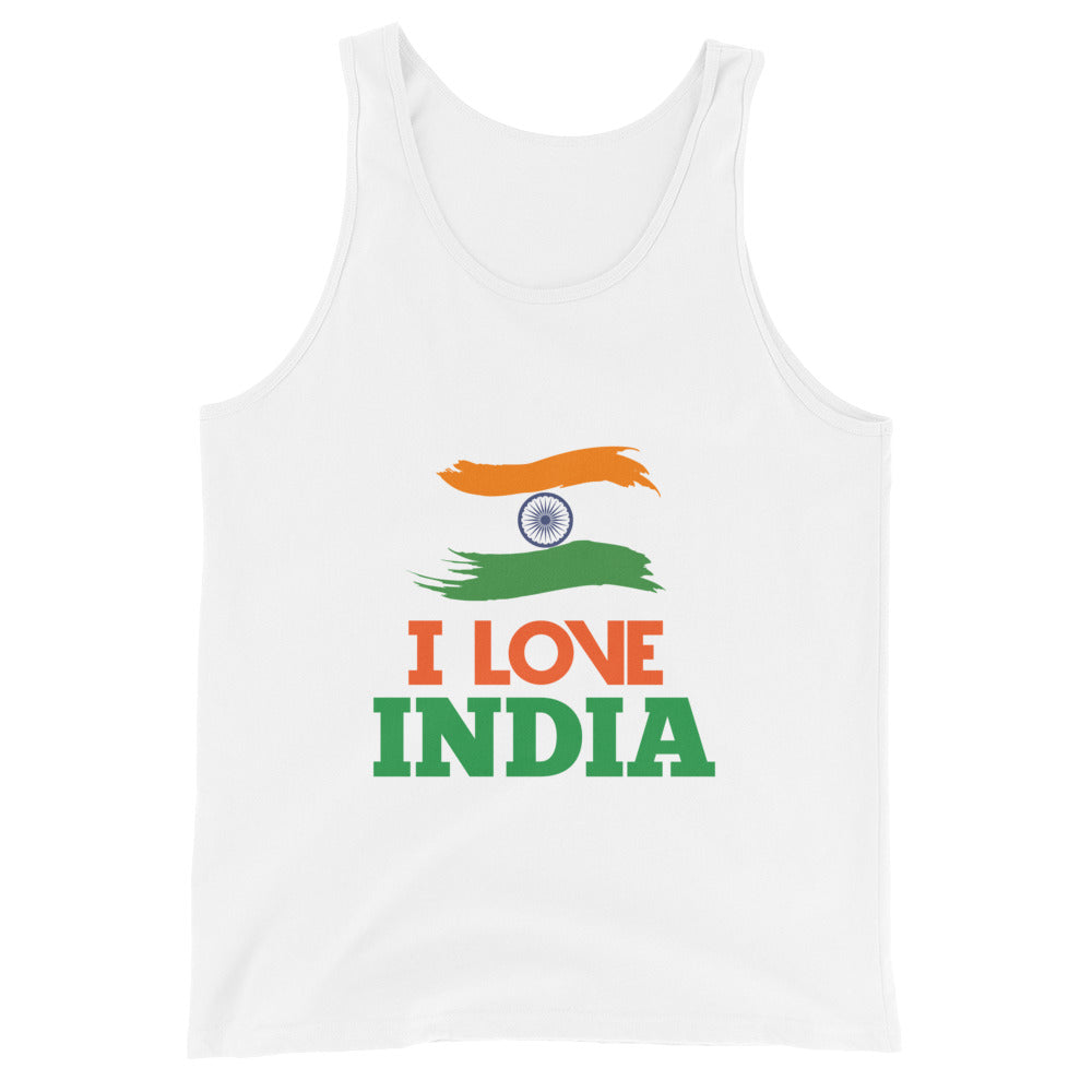 I LOVE INDIA - Unisex Tank Top