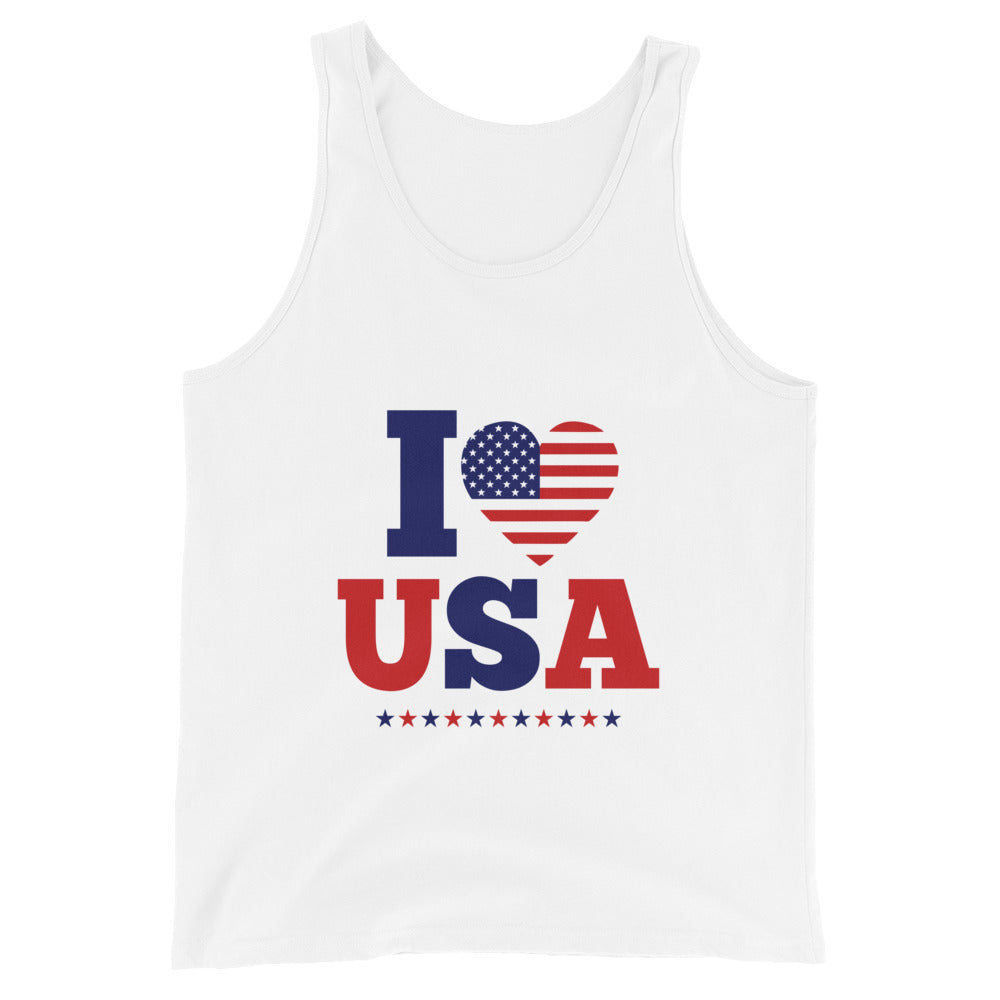 I LOVE USA - Unisex Tank Top