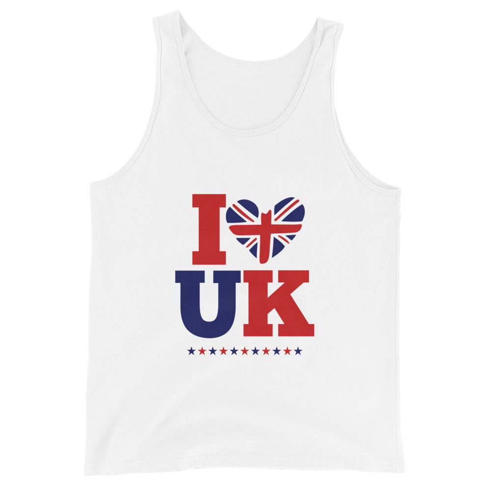 I LOVE UK - Unisex Tank Top