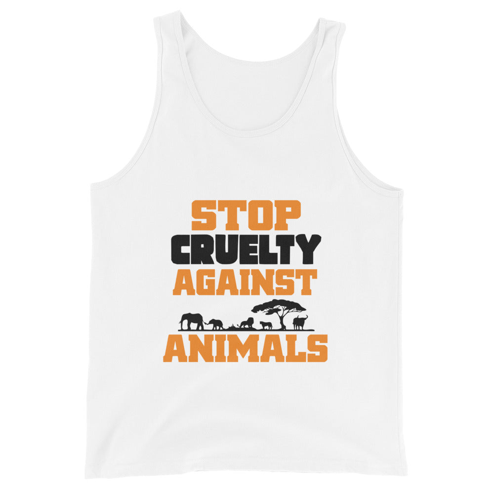 STOP CRUELTY AGAINST ANIMALS - Unisex Tank Top