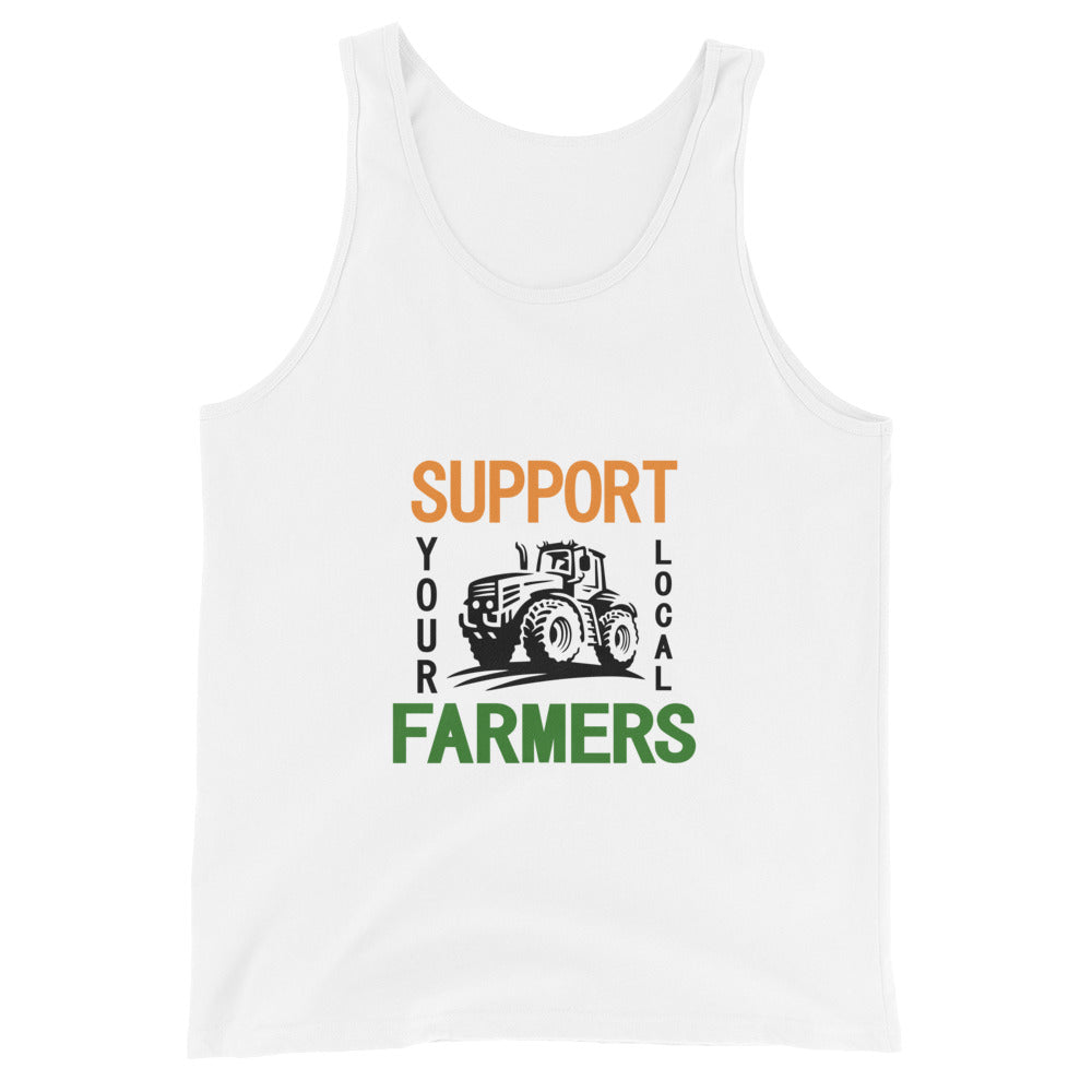 SUPPORT YOUR LOCAL FARMERS - Unisex Tank Top