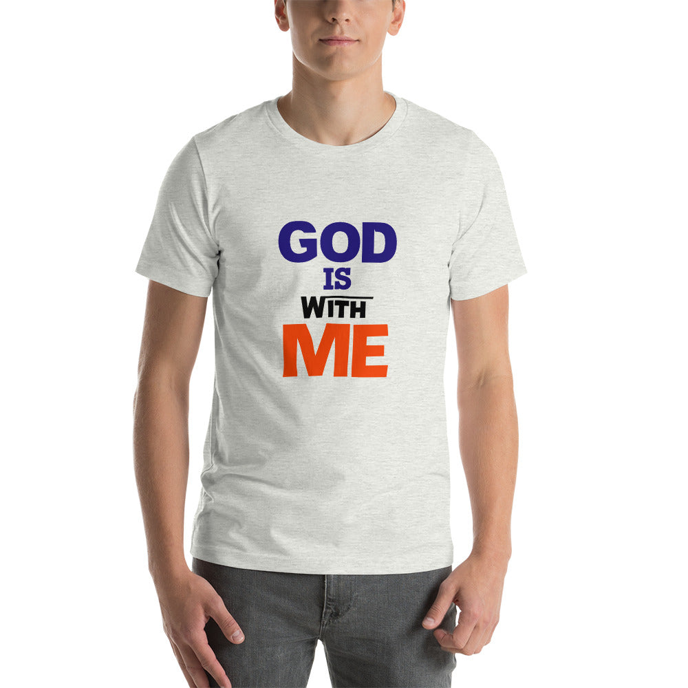 GOD IS WITH ME - Short-sleeve unisex t-shirt