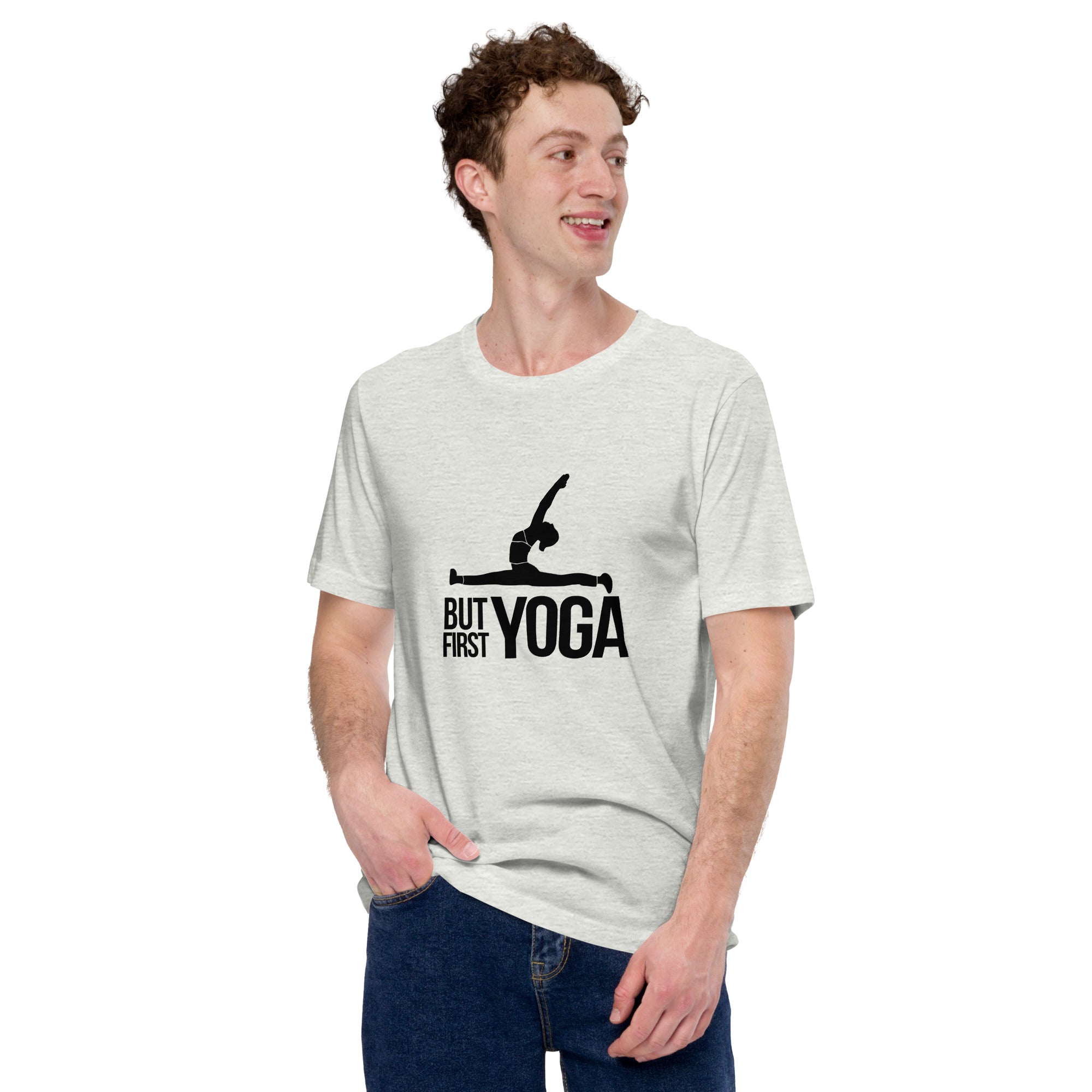 BUT FIRST YOGA - Unisex t-shirt