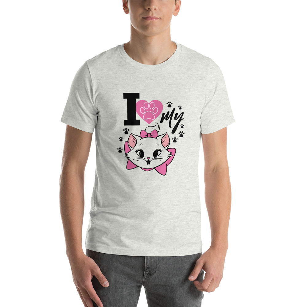 I LOVE MY CAT - Unisex t-shirt