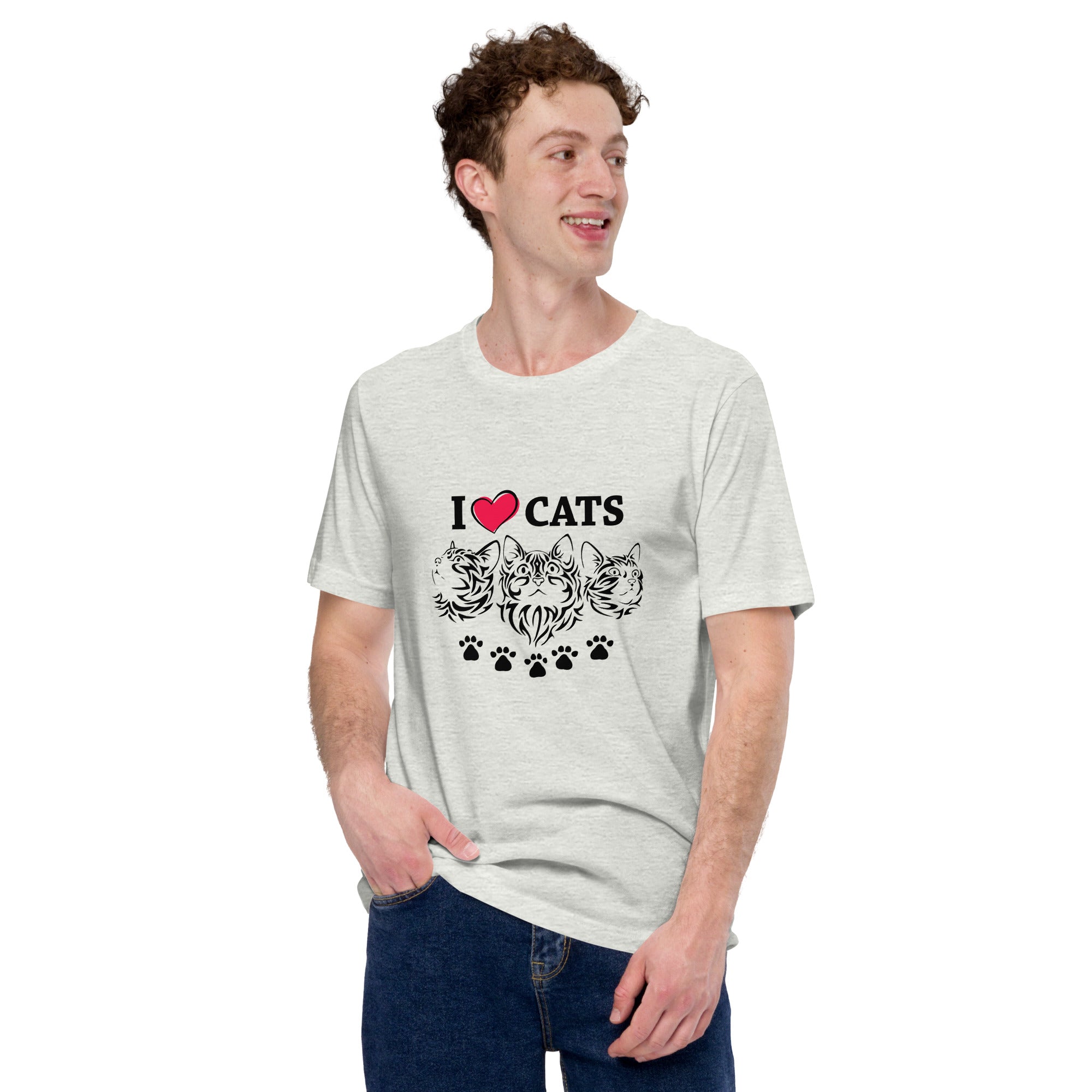 I LOVE CATS - Unisex t-shirt