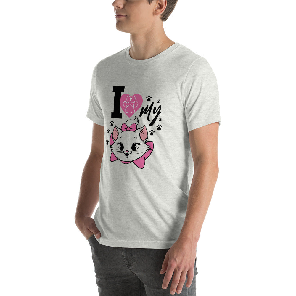 I LOVE MY CAT - Unisex t-shirt