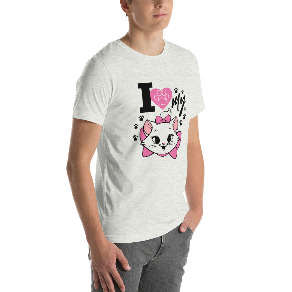 I LOVE MY CAT - Unisex t-shirt