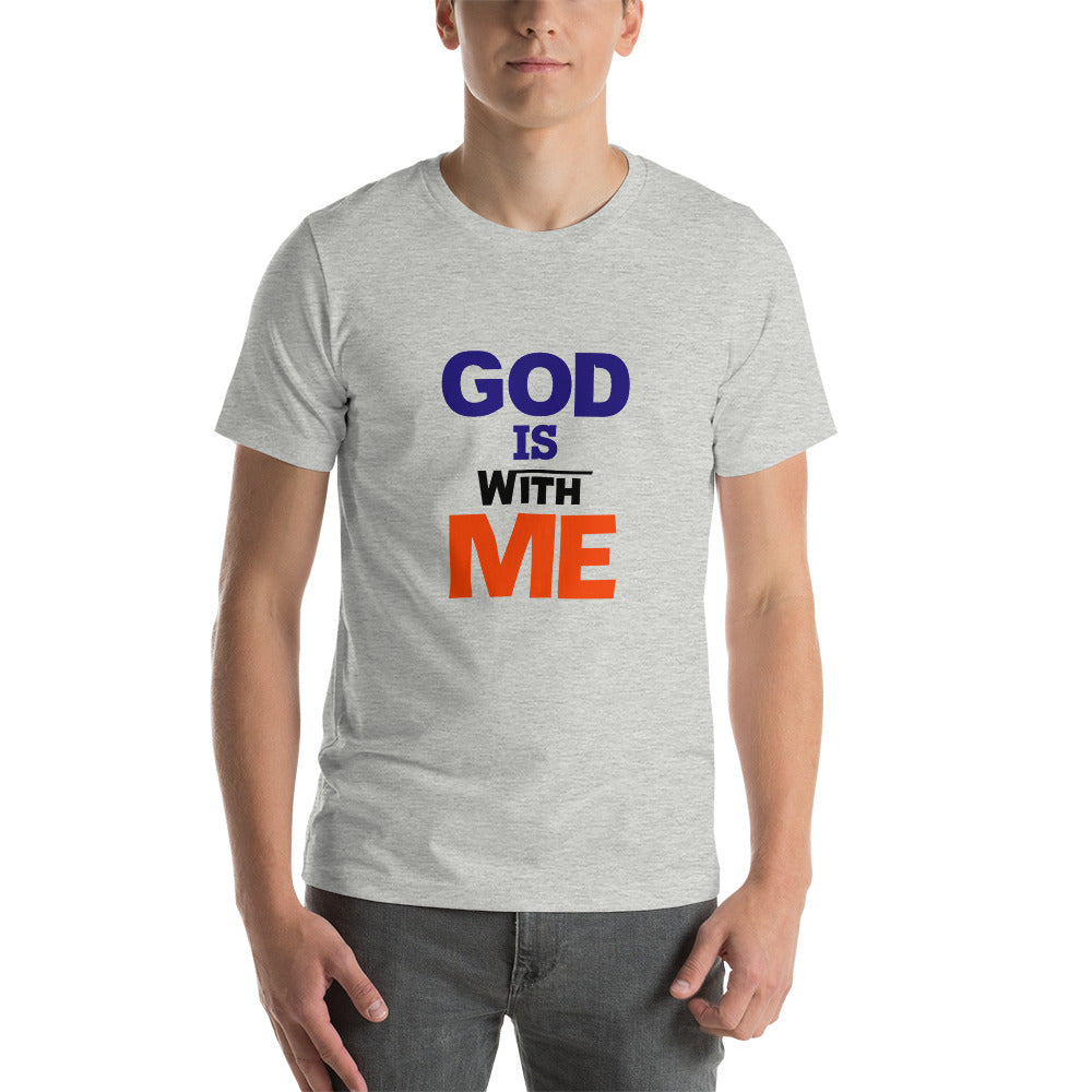 GOD IS WITH ME - Short-sleeve unisex t-shirt