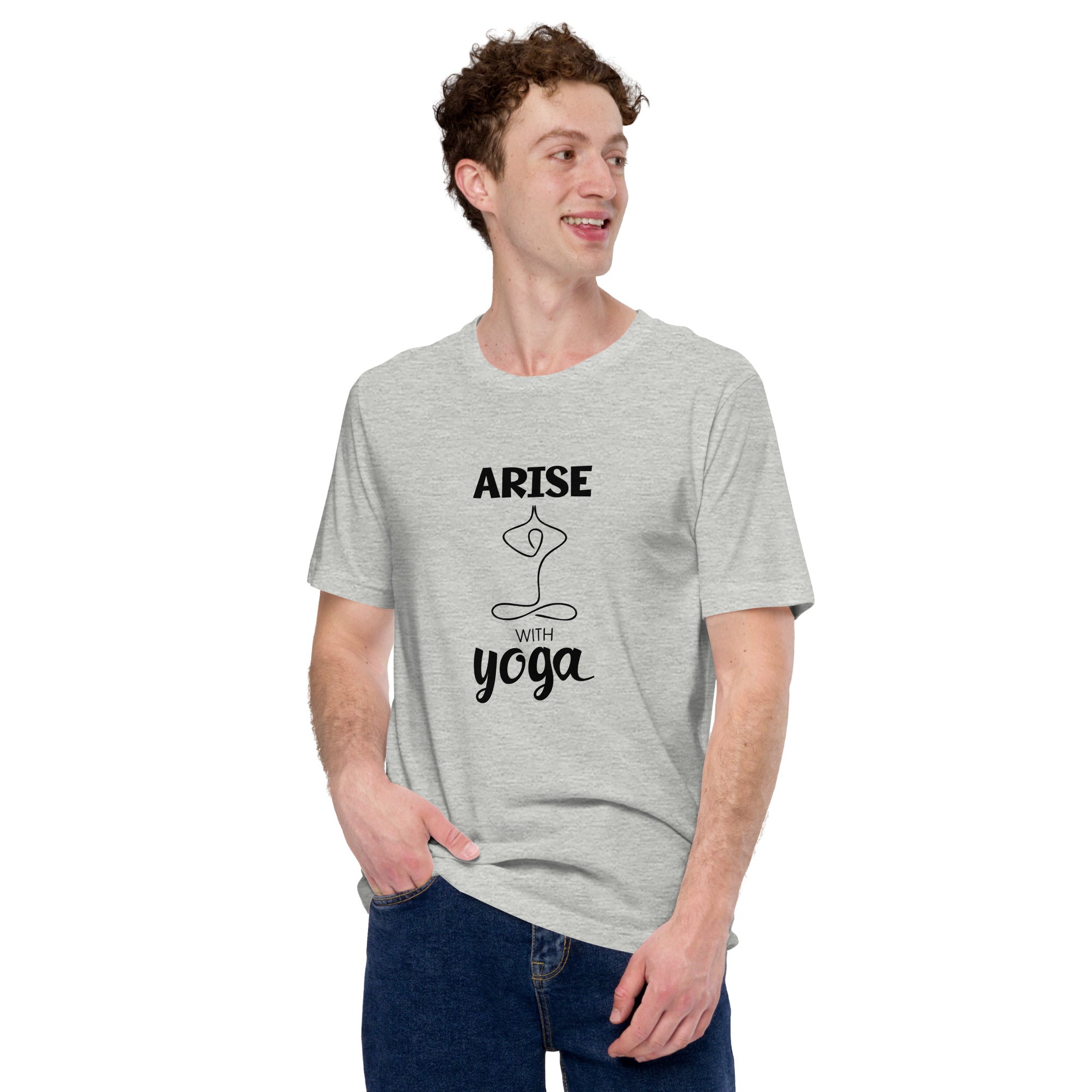 ARISE WITH YOGA - Unisex t-shirt