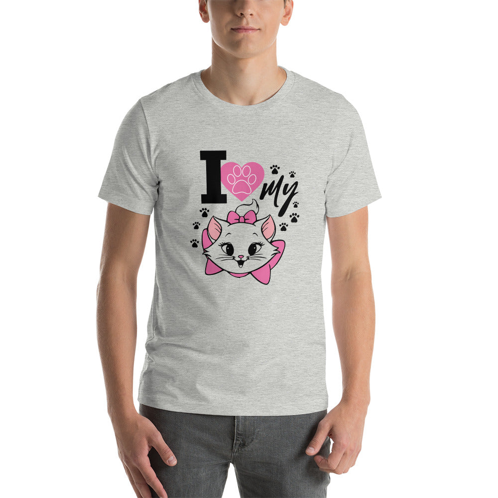 I LOVE MY CAT - Unisex t-shirt