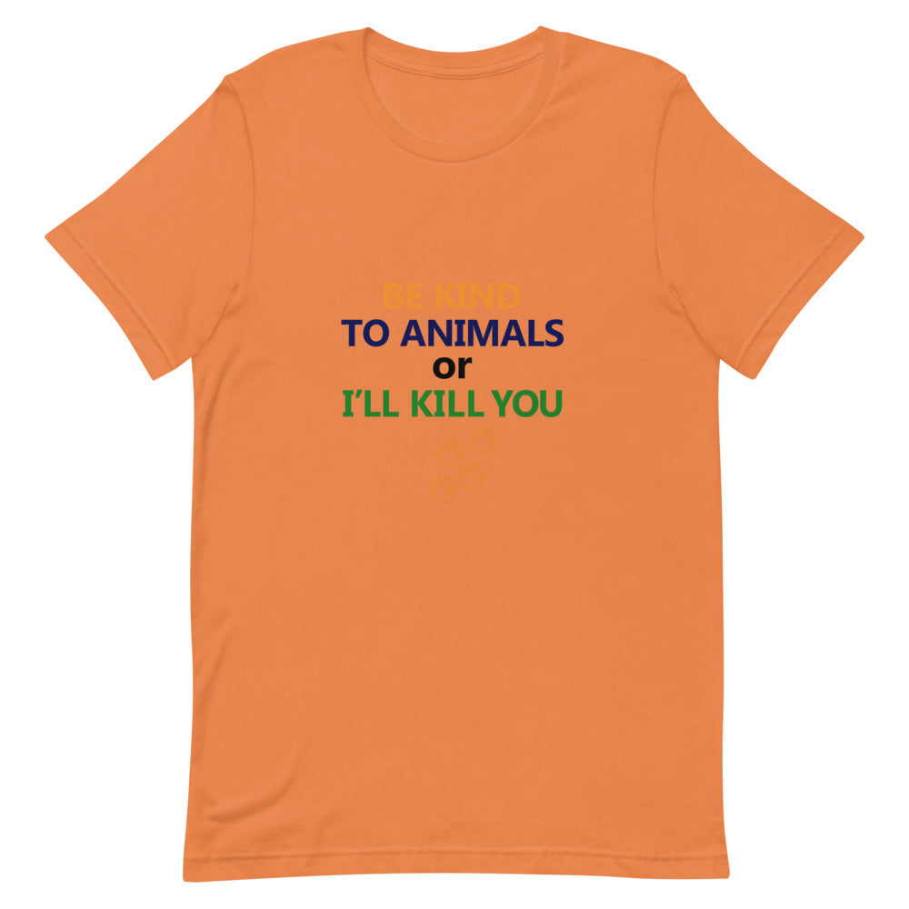 BE KIND TO ANIMALS - Unisex Short-Sleeve T-Shirt