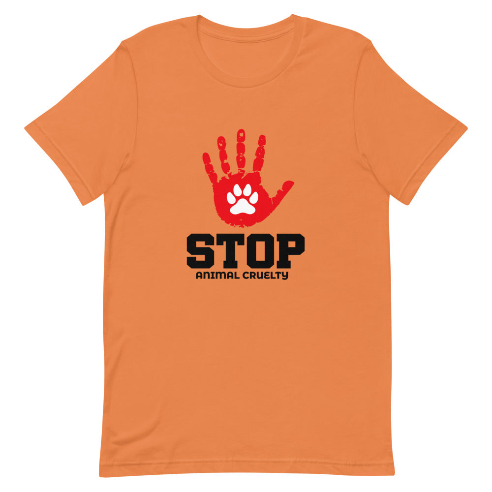 STOP ANIMAL CRUELTY - Unisex Short-Sleeve T-Shirt