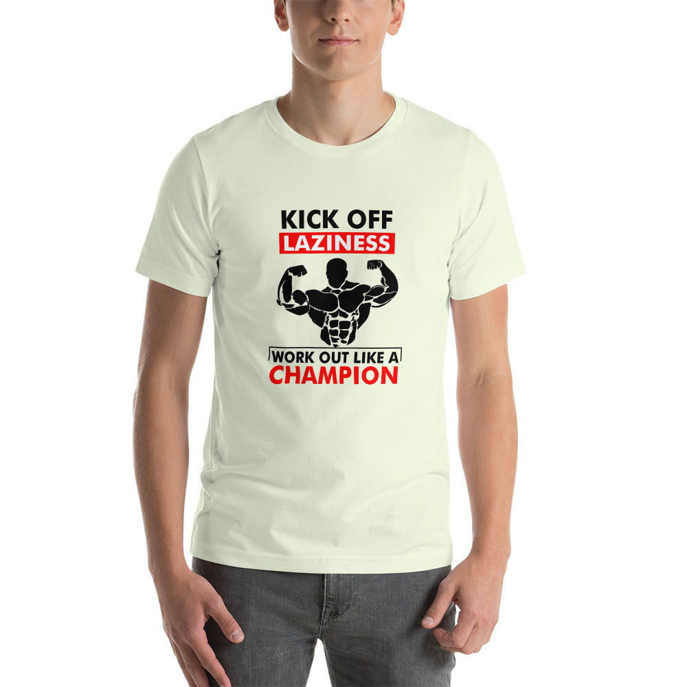 KICK OFF LAZINESS - Unisex t-shirt