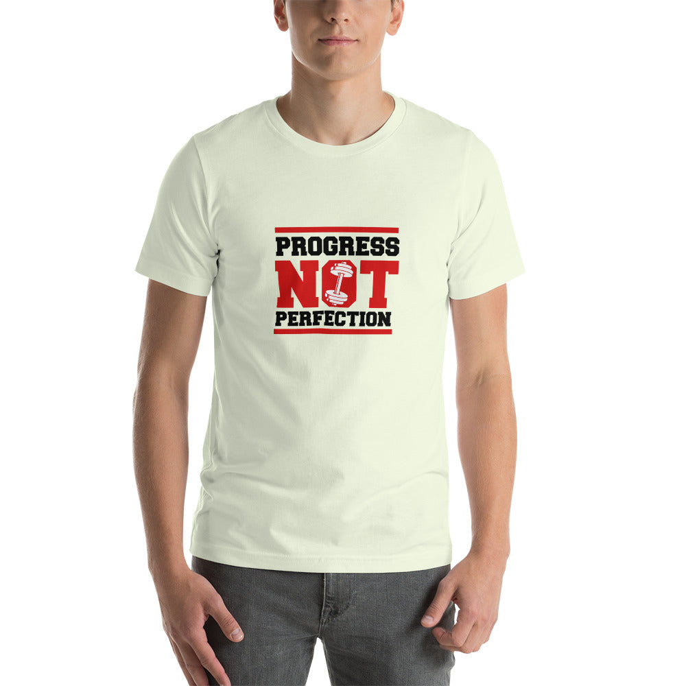 PROGRESS NOT PERFECTION - Unisex t-shirt