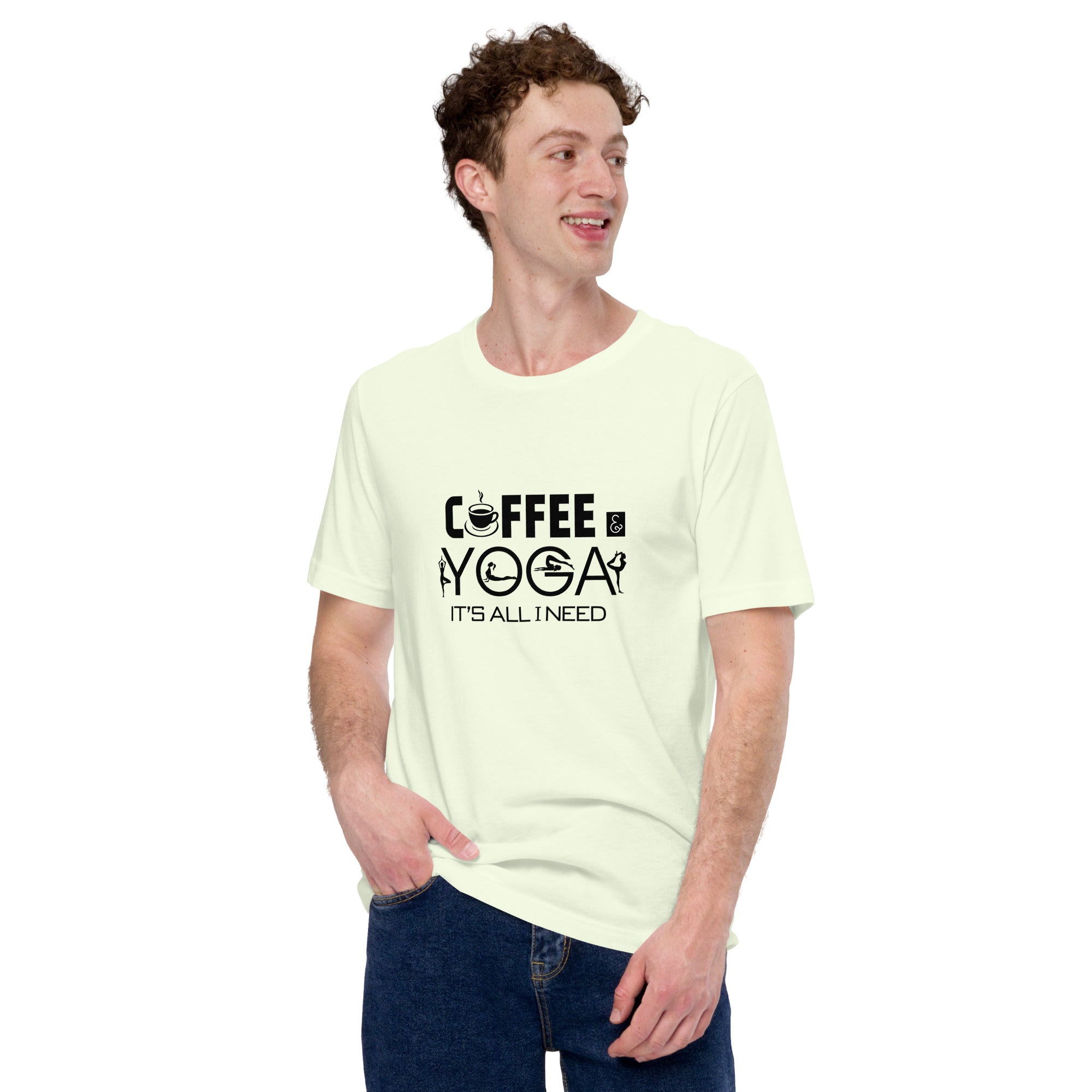 COFFEE YOGA IT'S ALL I NEED - Unisex t-shirt