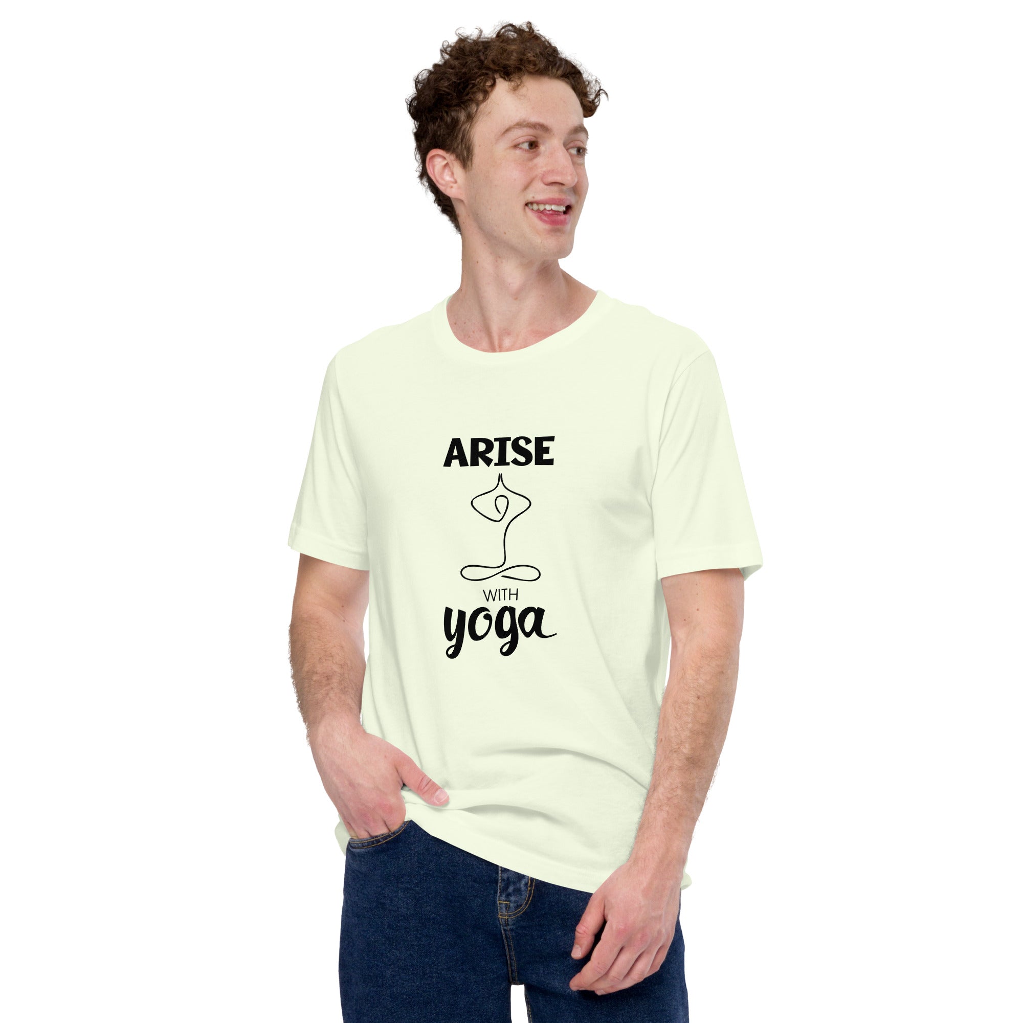 ARISE WITH YOGA - Unisex t-shirt