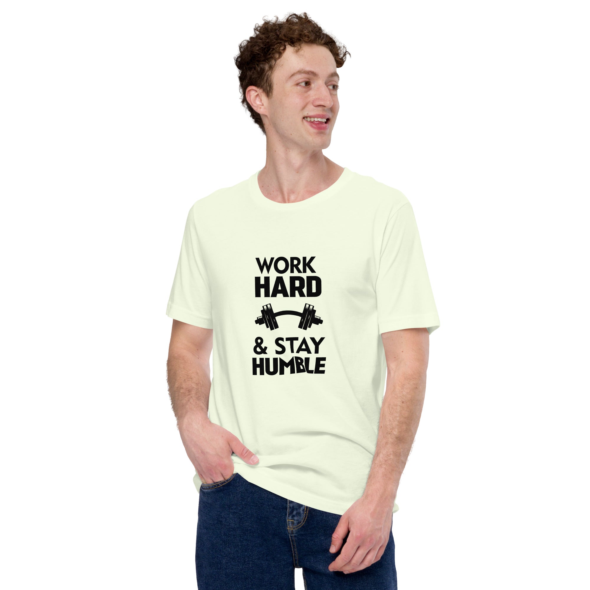 WORK HARD & STAY HUMBLE - Unisex t-shirt