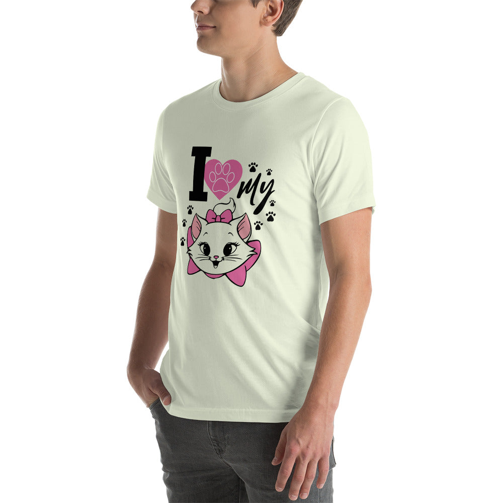 I LOVE MY CAT - Unisex t-shirt