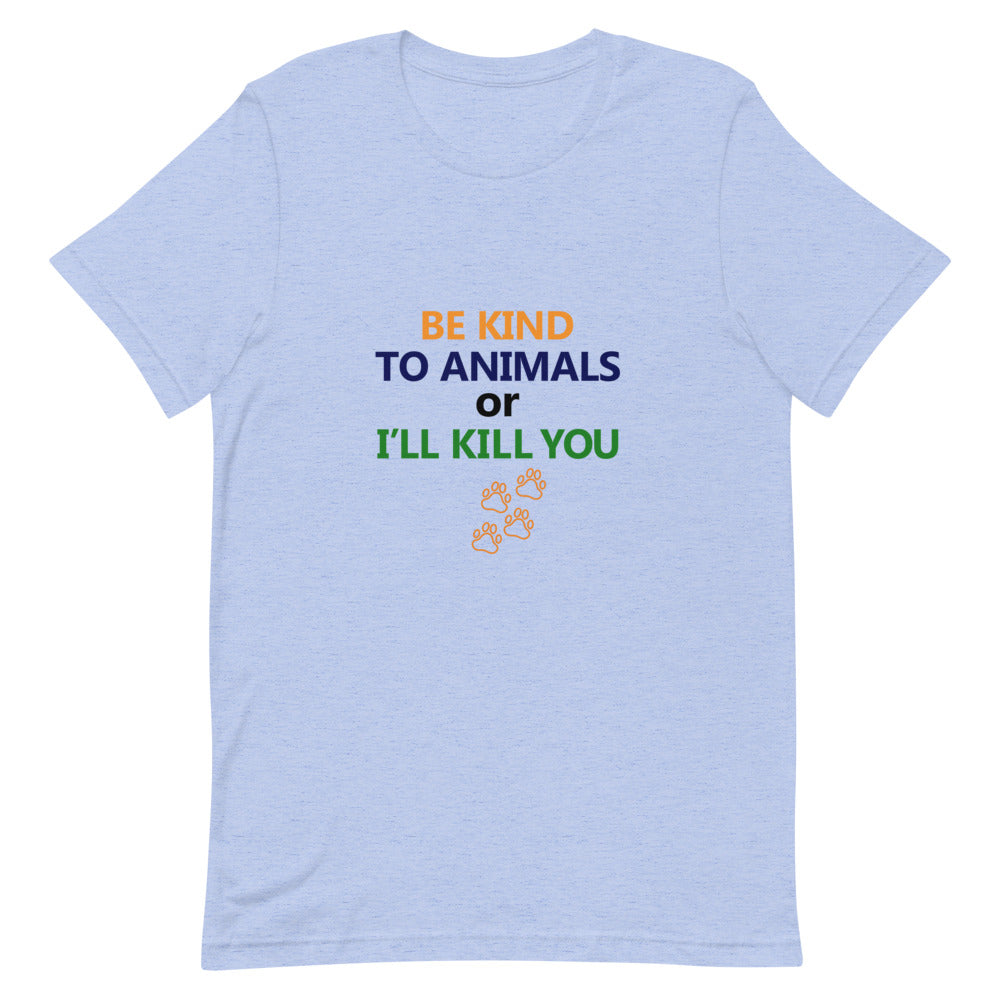 BE KIND TO ANIMALS - Unisex Short-Sleeve T-Shirt