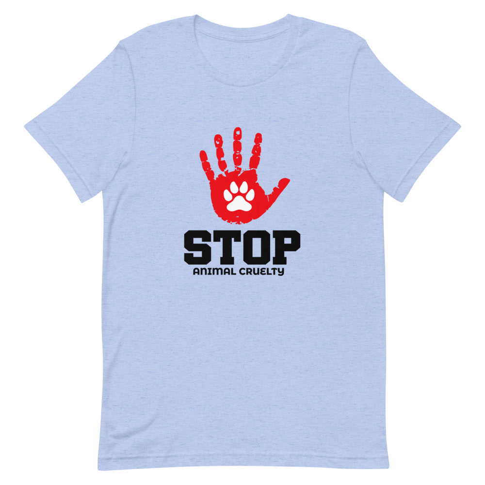 STOP ANIMAL CRUELTY - Unisex Short-Sleeve T-Shirt