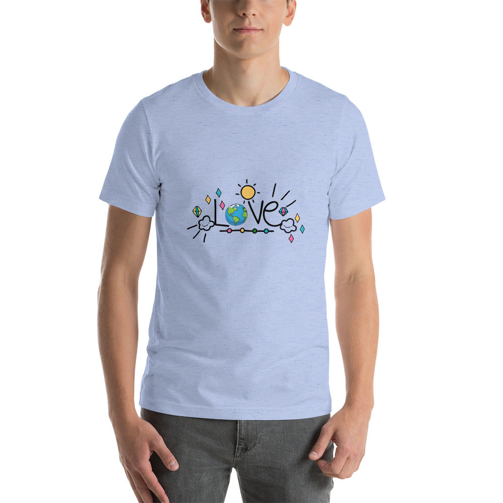 LOVE EARTH - Short-Sleeve Unisex T-Shirt