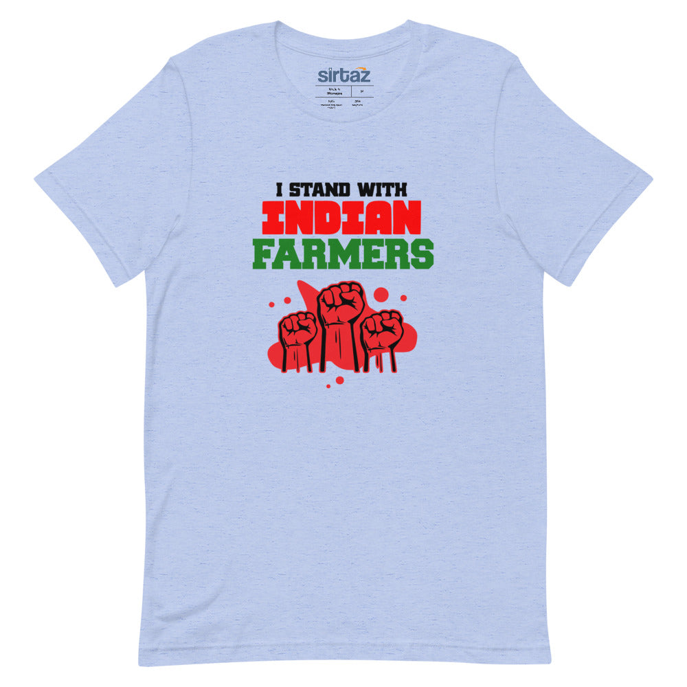 I STAND WITH INDIAN FARMERS - Unisex Short-Sleeve T-Shirt