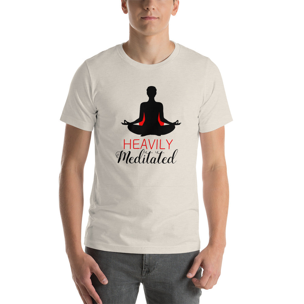 HEAVILY MEDITATED - Short-Sleeve Unisex T-Shirt