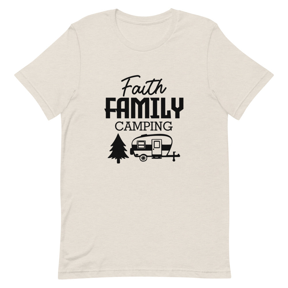 Family Camping- Unisex Short-Sleeve T-Shirt