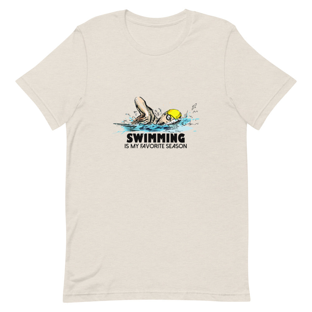 Swimming- Unisex Short-Sleeve T-Shirt