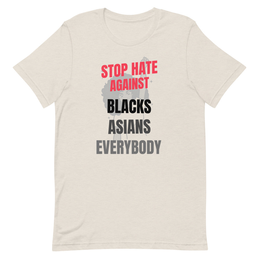 STOP HATE AGAINST EVERYBODY - Unisex Short-Sleeve T-Shirt