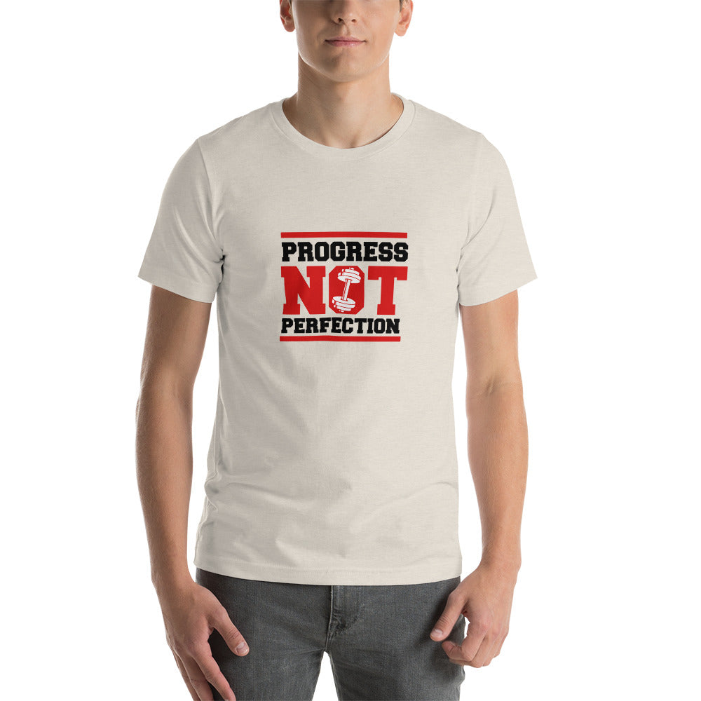PROGRESS NOT PERFECTION - Unisex t-shirt