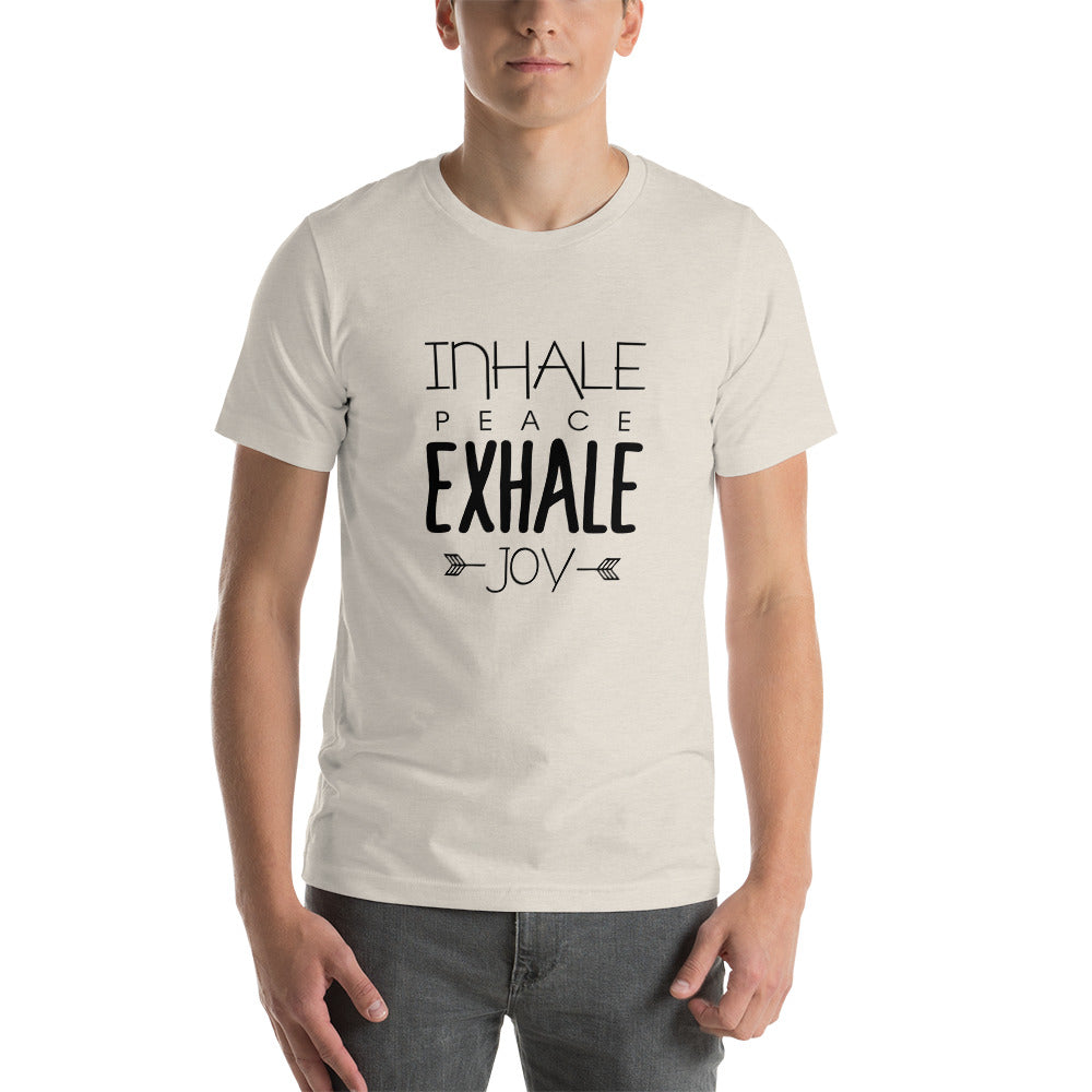 INHALE PEACE EXHALE JOY - Unisex t-shirt