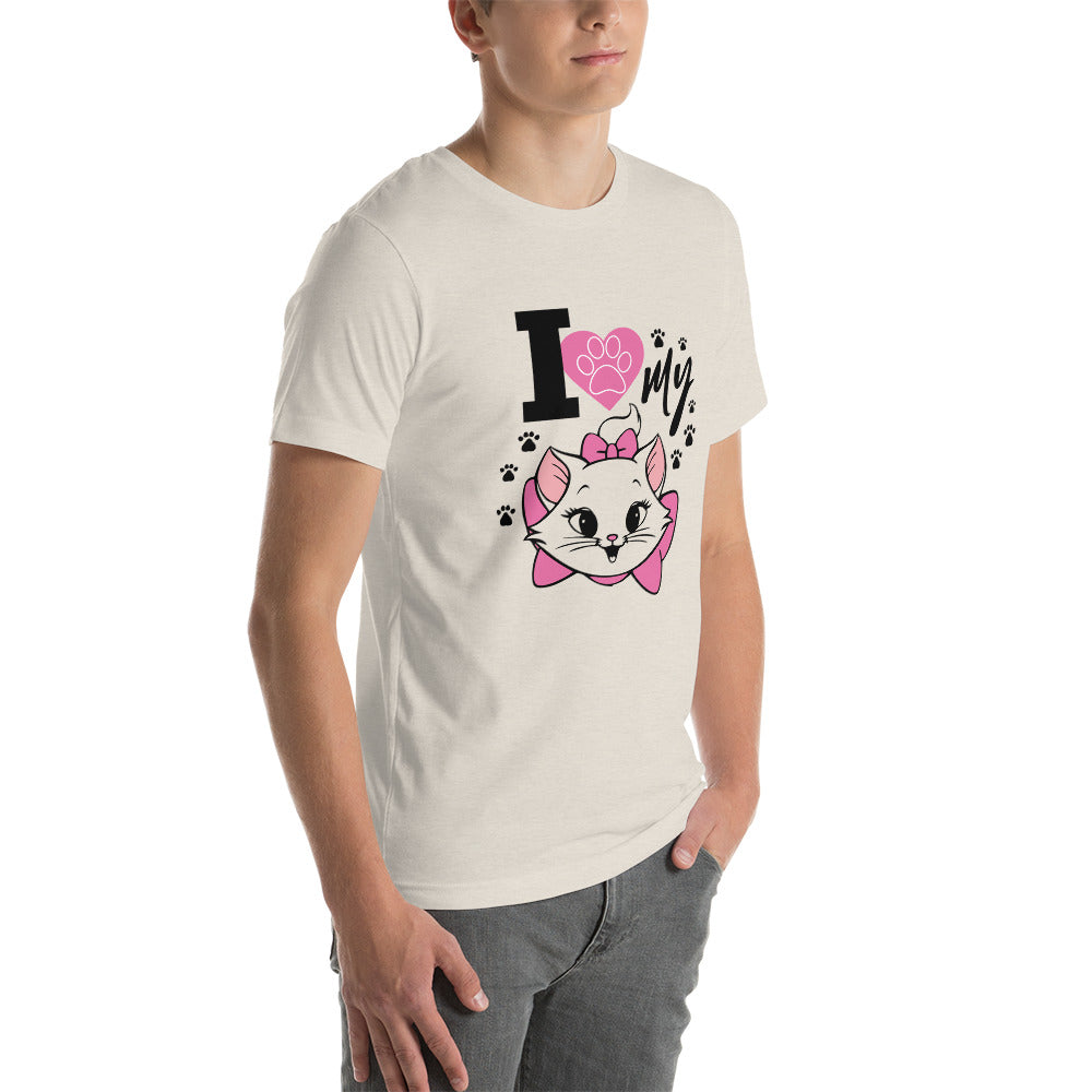 I LOVE MY CAT - Unisex t-shirt