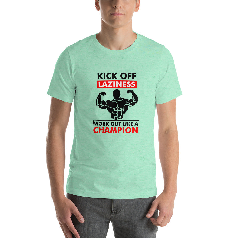 KICK OFF LAZINESS - Unisex t-shirt